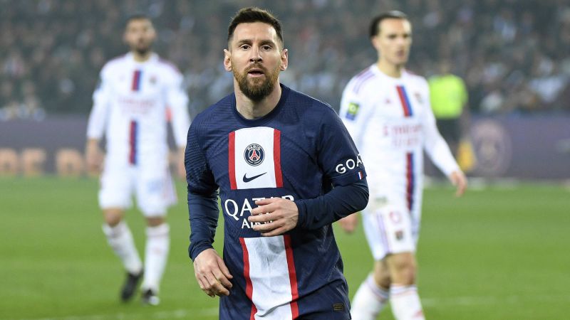 Some fans whistle as Lionel Messi’s name is announced as Paris Saint-Germain’s season hits new low